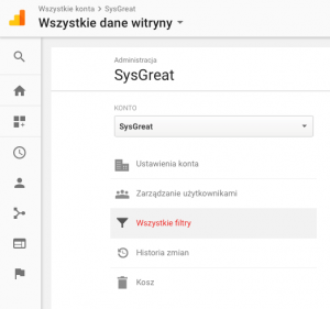 Jak dodać filtr ip do google analytics
